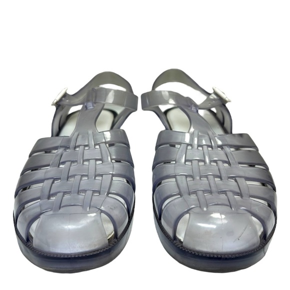 Melissa - Women’s ‘Possession' Jelly Fisherman Flat Sandals - Clear, Size 8 US - Picture 5 of 16